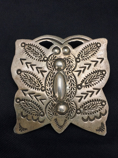 Dragonfly Sterling Silver Navajo Pin Pendant 02665