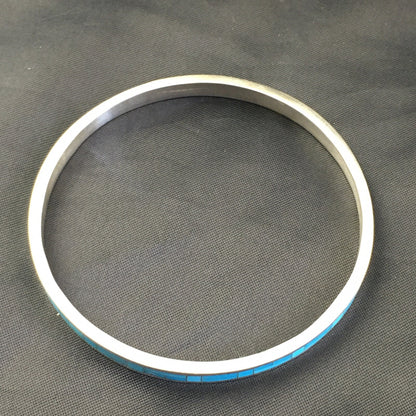 Sleeping Beauty Turquoise Southwestern Sterling Silver Bracelet 10193