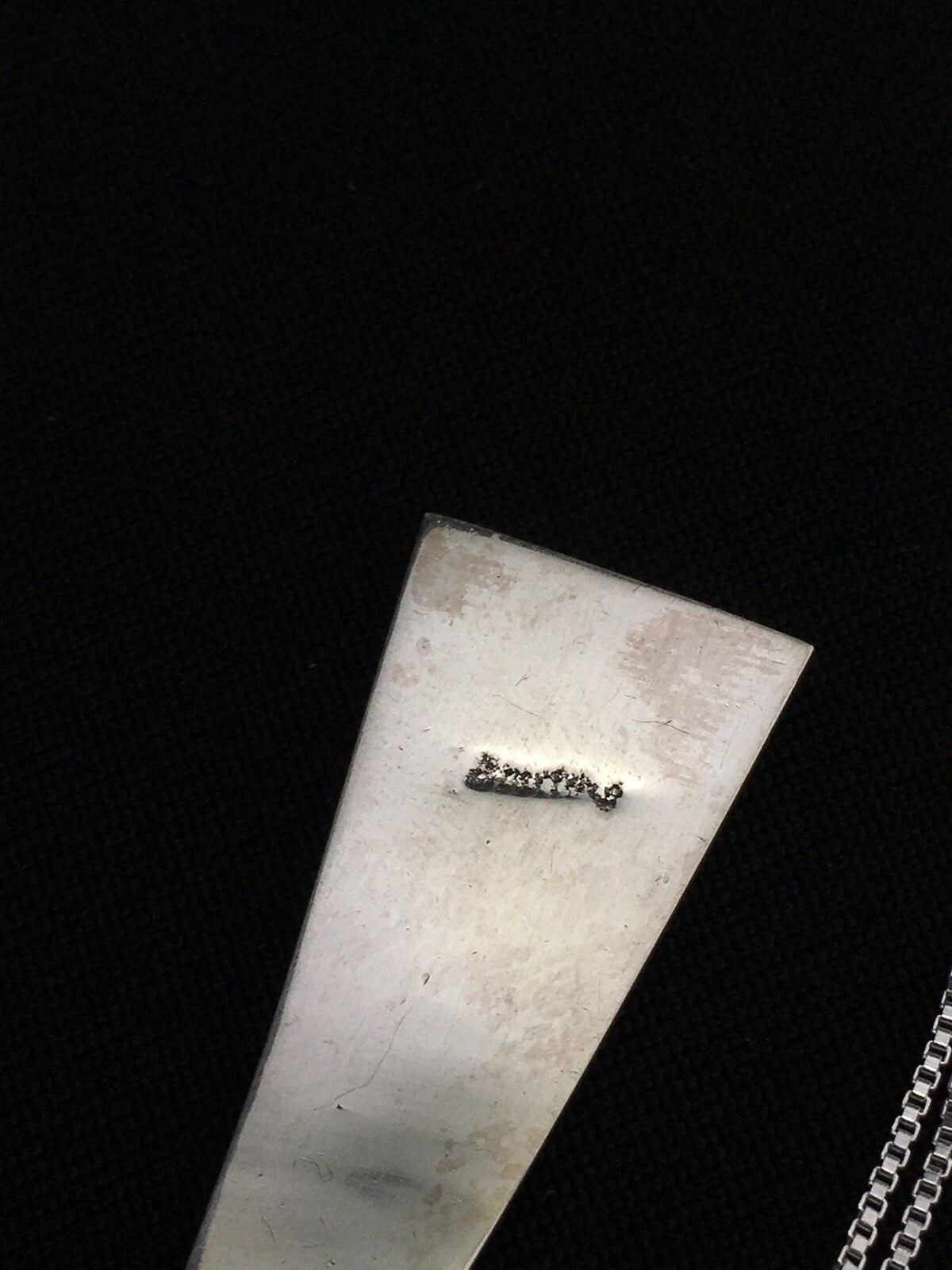 Opal Inlay Pendant Southwestern Sterling Silver Chain Necklace 04776