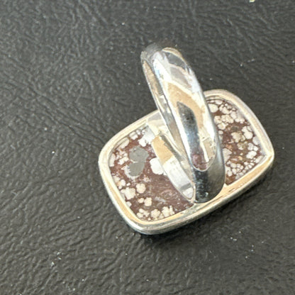 Mens Womens Wild Horse Turquoise Navajo Sterling Silver Ring Sz 7 17344