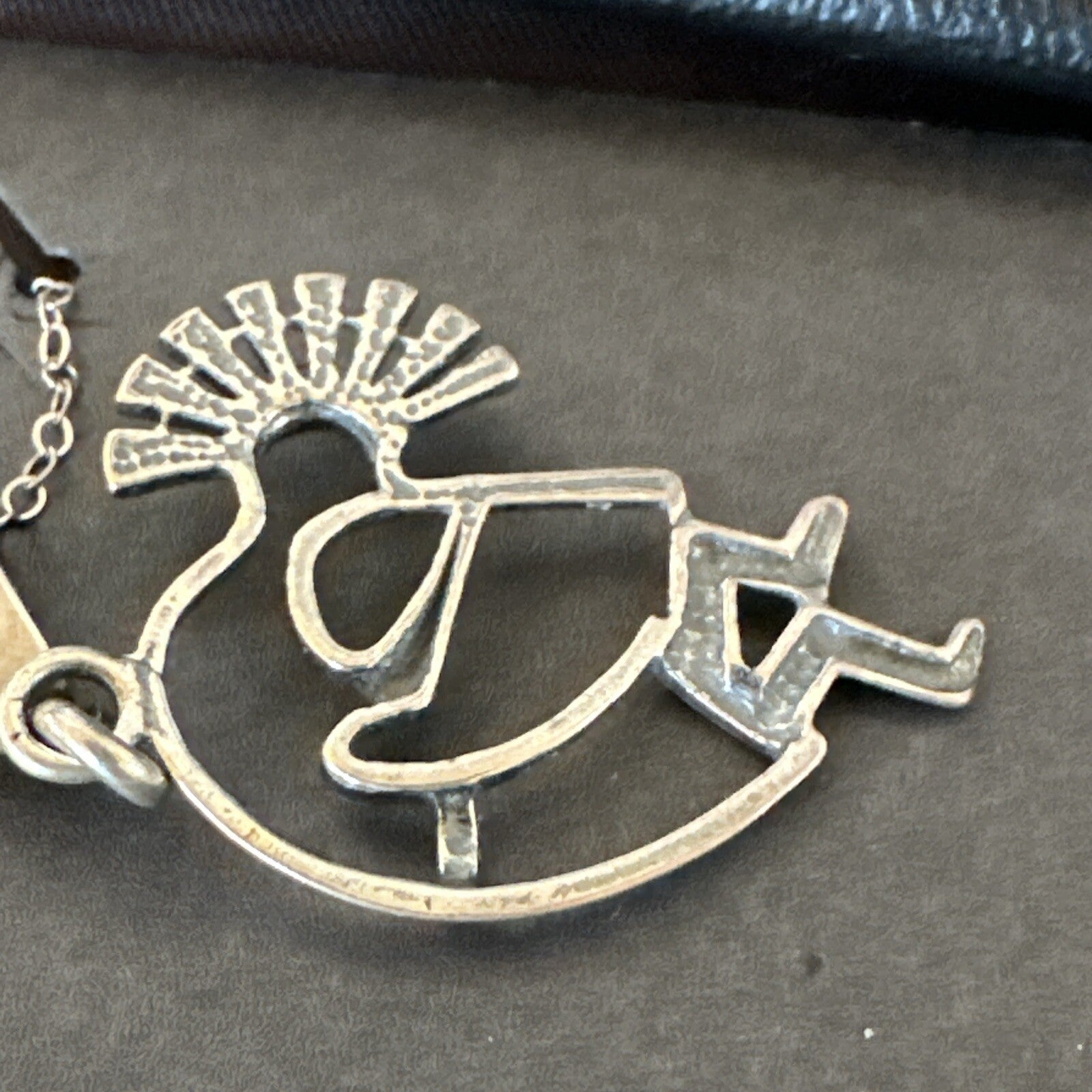 Native American Indian Kokopelli Navajo Sterling Silver Pendant 17966