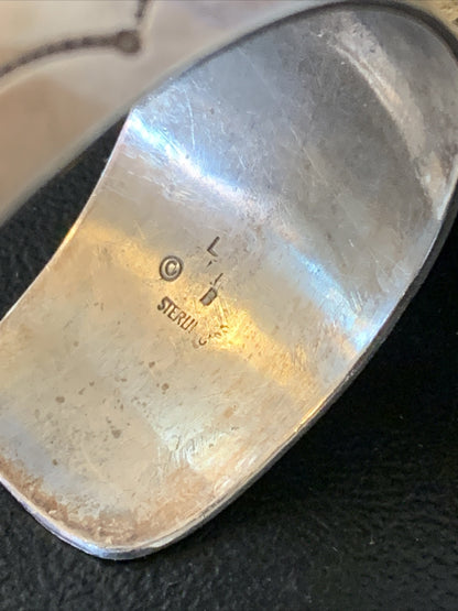 All Sterling Silver Southwestern Watch Tips Bracelet 01458