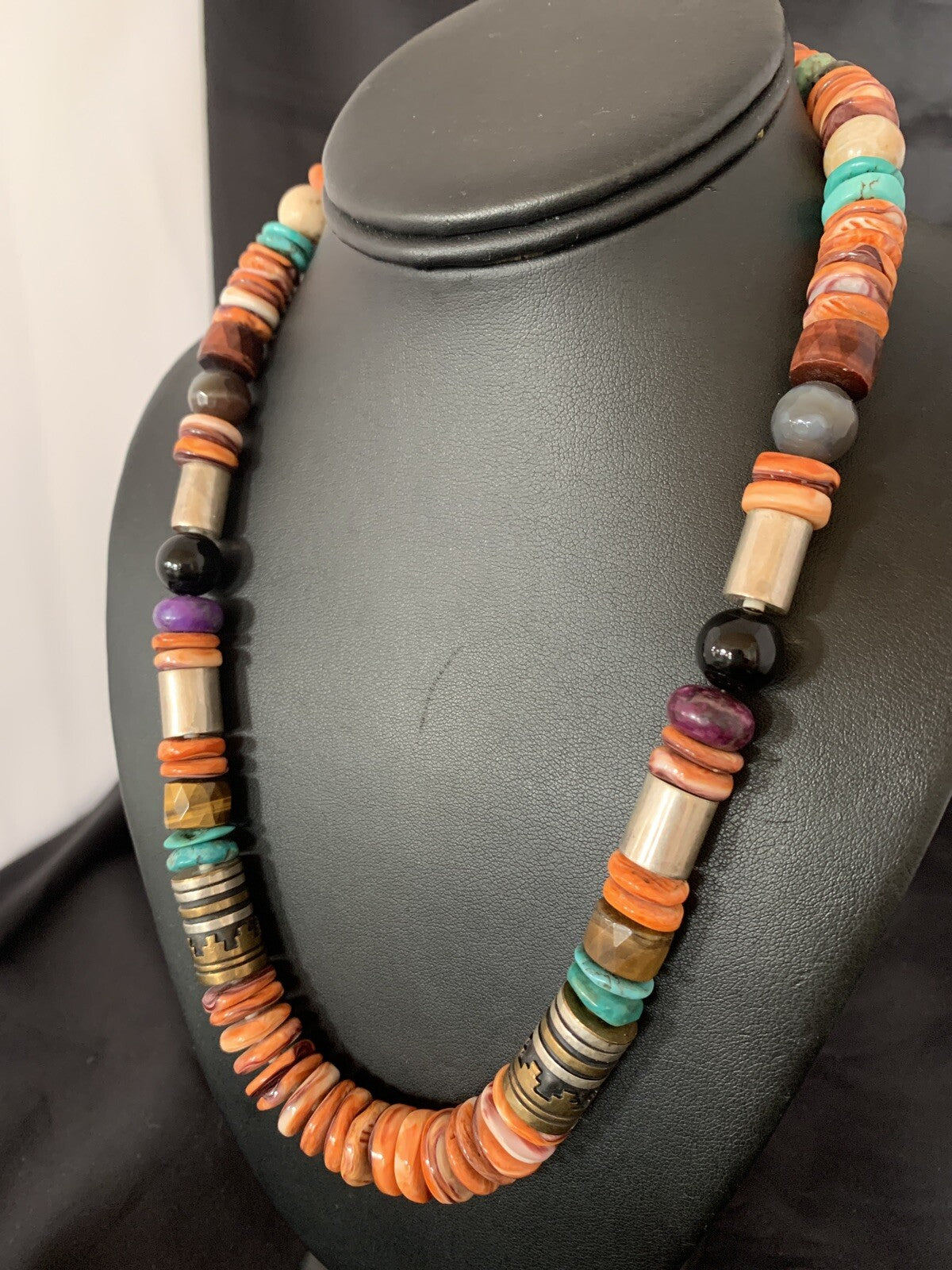 AUTHENTIC ORIGINAL TOMMY SINGER Necklace Spiny Gold Sterling Silver 10321