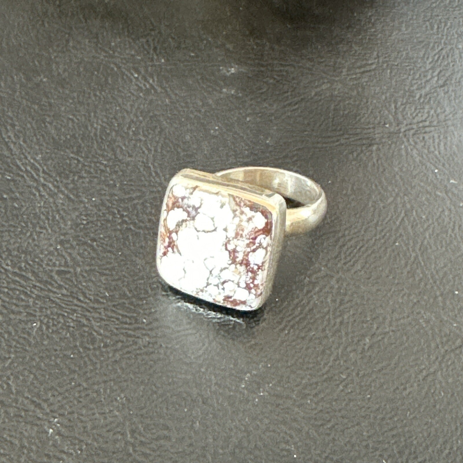 Mens Womens Wild Horse Turquoise Navajo Sterling Silver Ring Sz 7 17346