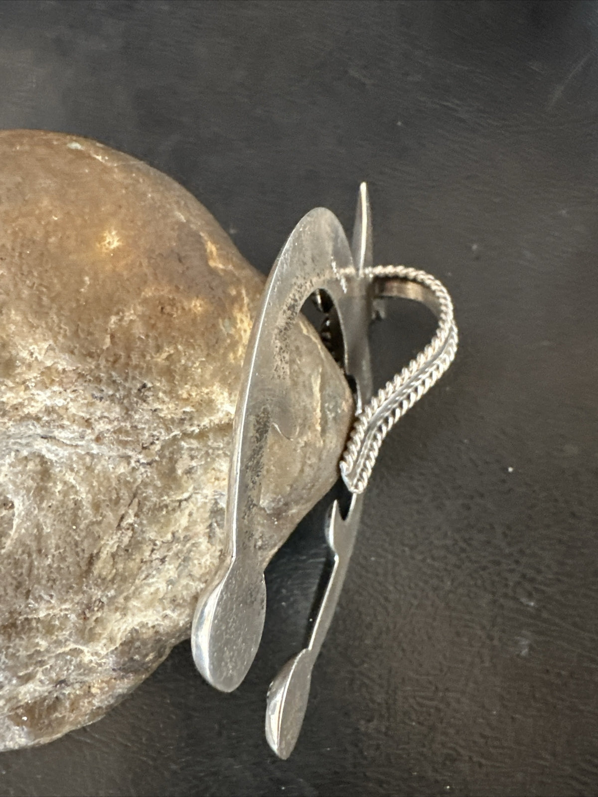 XL Mens Womens Naja Pendant Navajo Sterling Silver 17678