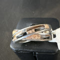 Navajo Black Onyx Tiger's Eye Inlay Ring Size 5.5 | Sterling Silver | Authentic Native American Handmade | 18702