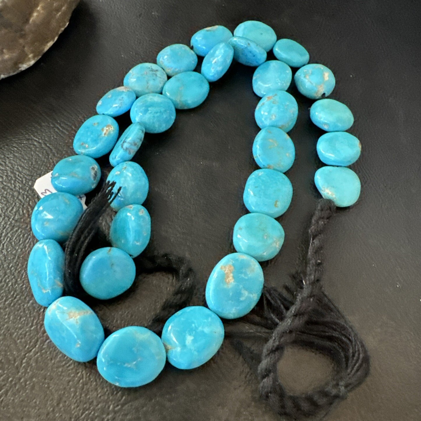 Collectors Authentic Blue Sleeping Beauty Turquoise Beads 18” 18589