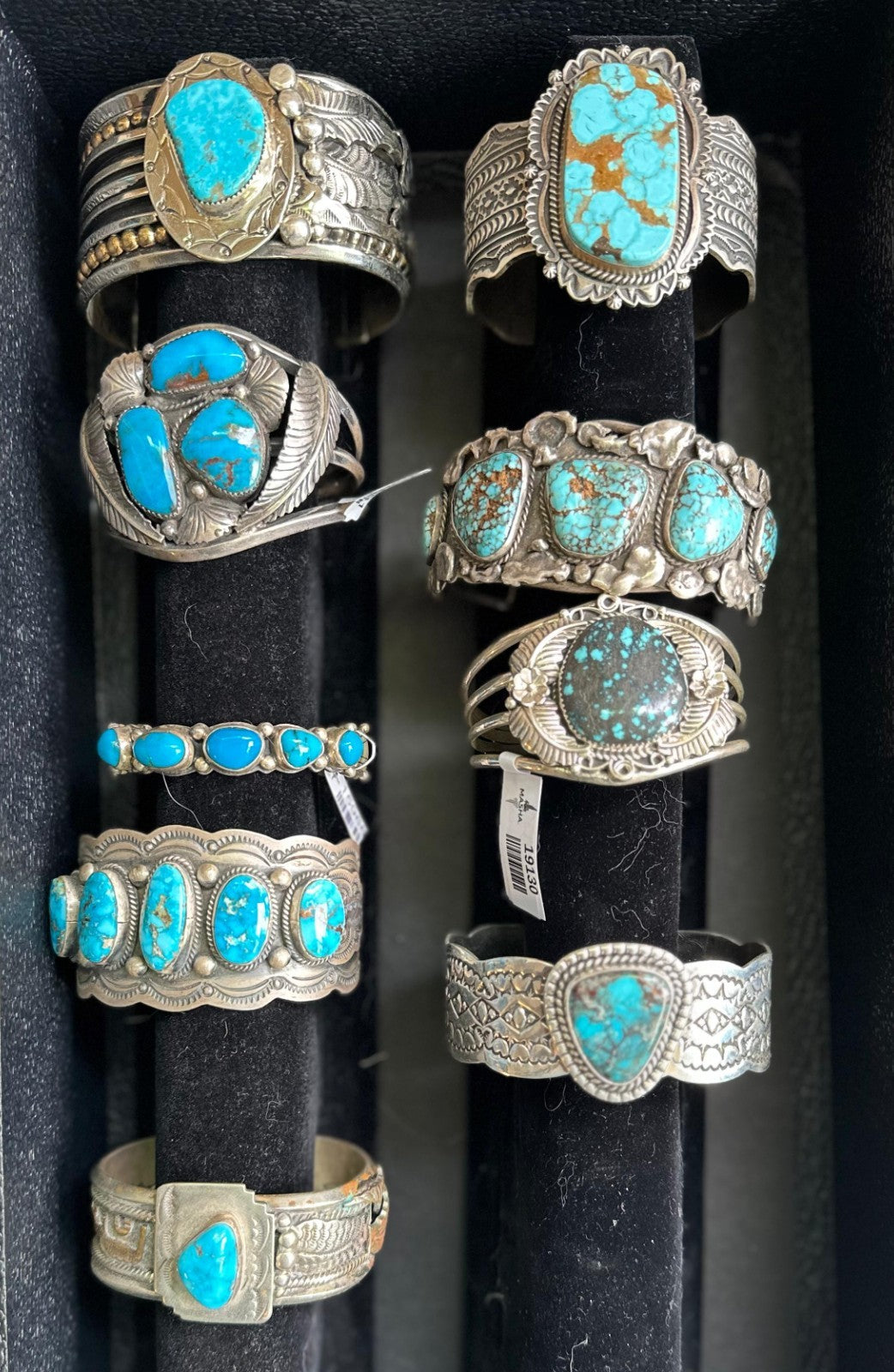 Native American Navajo Zuni Squash Blossom Cuffs Necklaces Rings