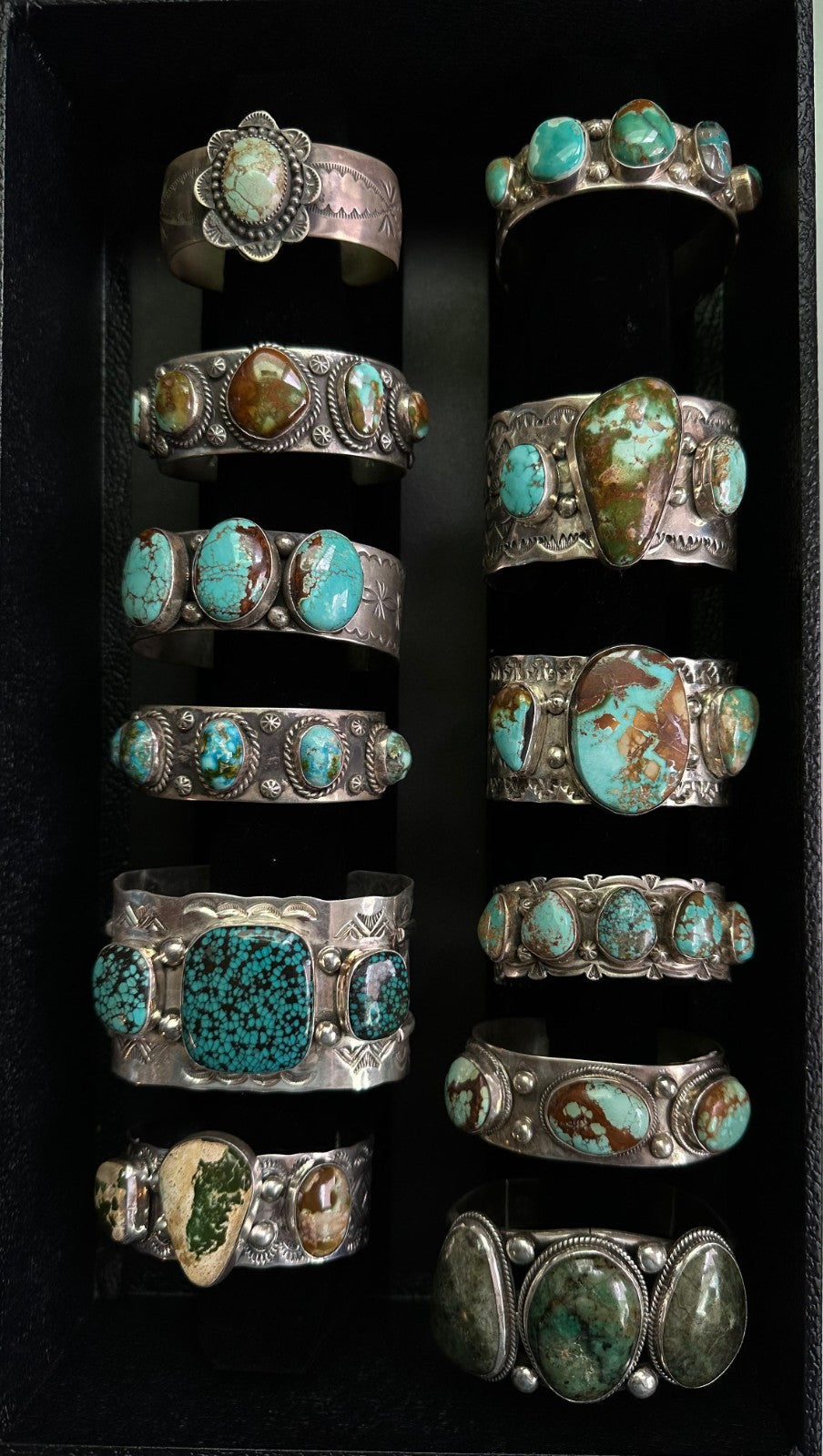 Native American Navajo Zuni Squash Blossom Cuffs Necklaces Rings