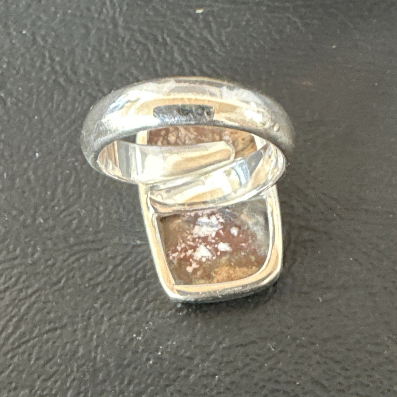 Mens Womens Wild Horse Turquoise Navajo Sterling Silver Ring Sz 7 17345