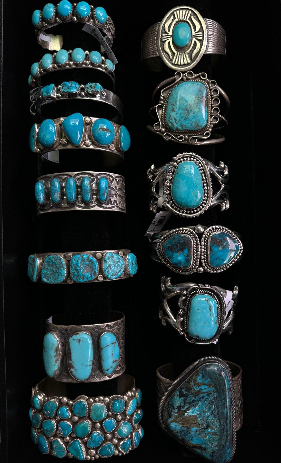 Native American Navajo Zuni Squash Blossom Cuffs Necklaces Rings
