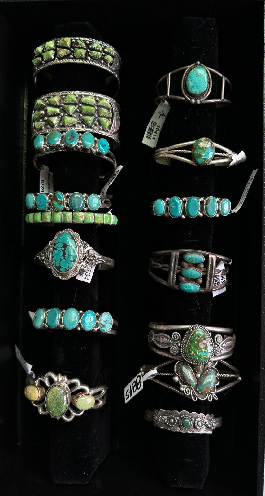Native American Navajo Zuni Squash Blossom Cuffs Necklaces Rings