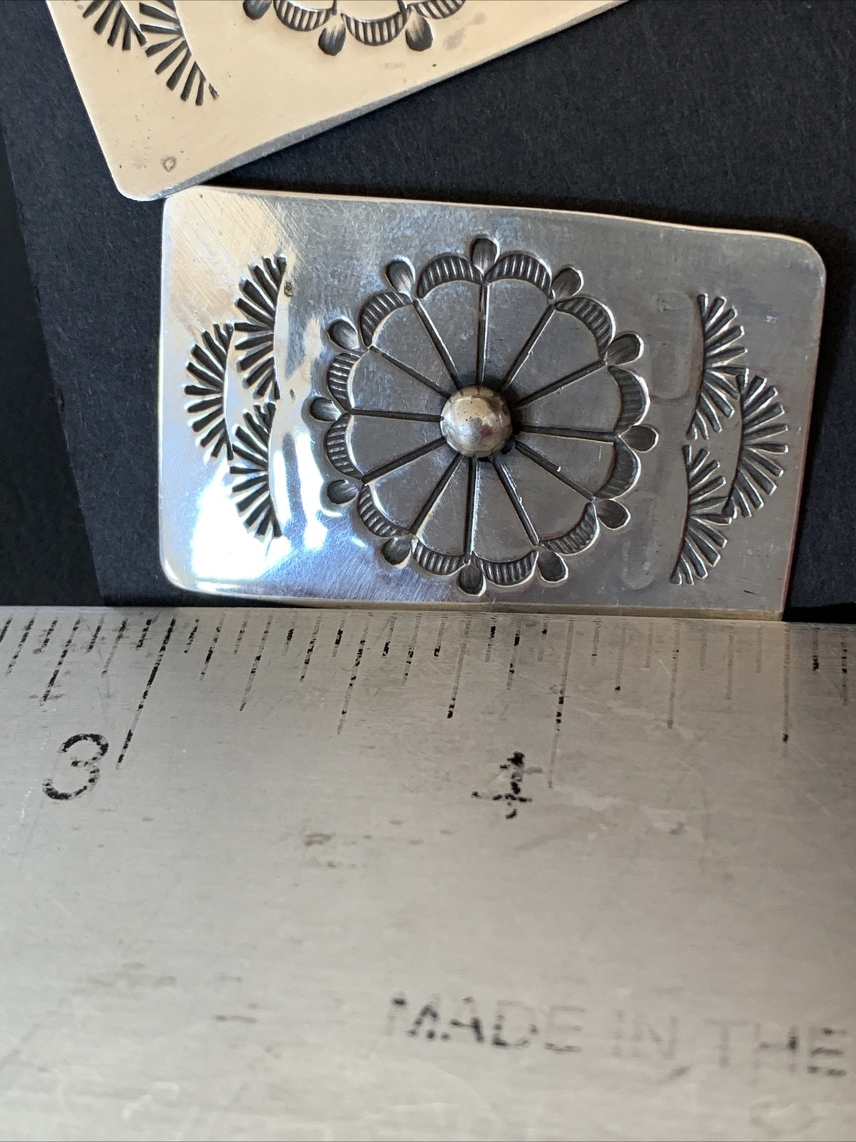 Womens Earrings Southwestern Sterling Silver Post  11664