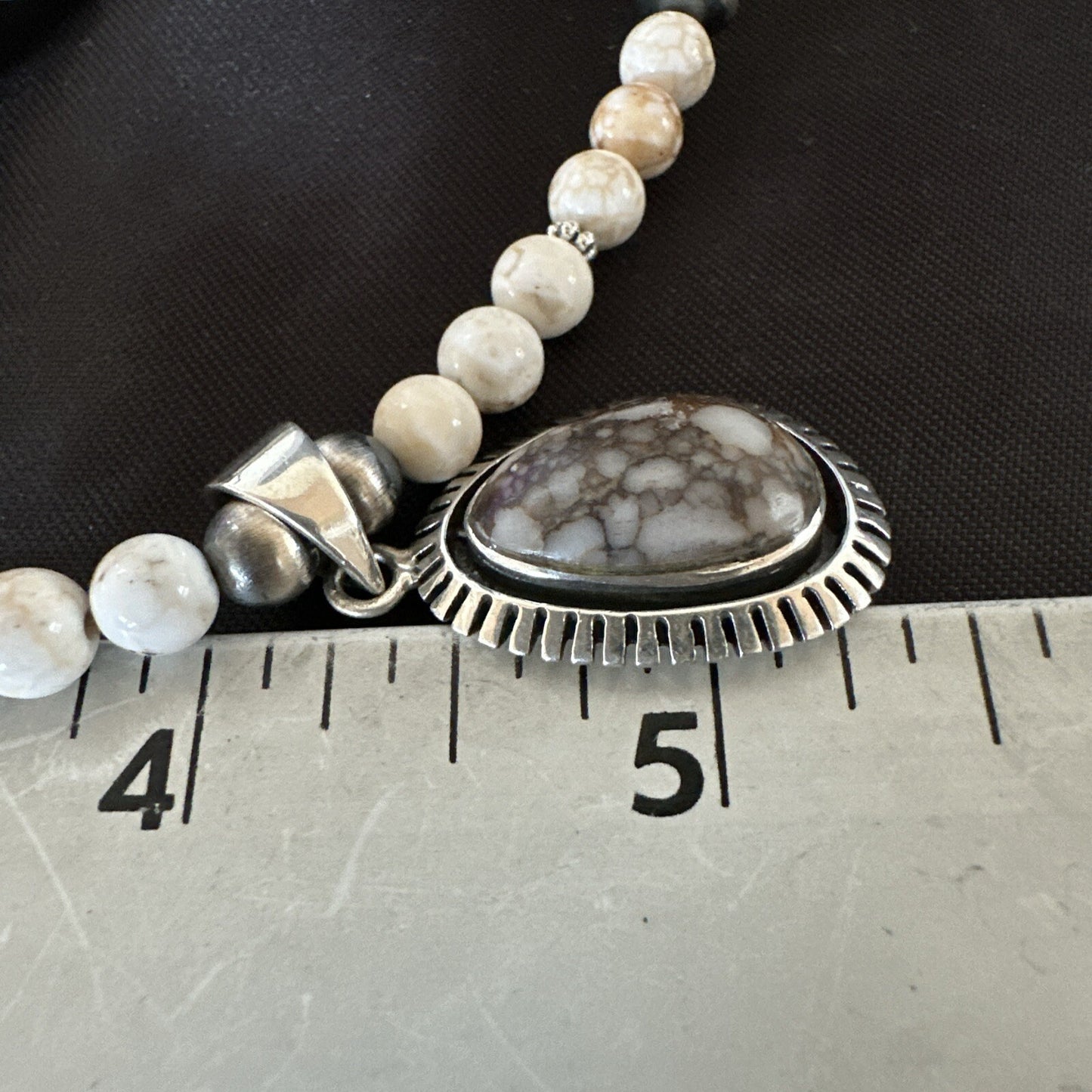 Mens Women Navajo Sterling Silver Wild Horse Necklace Pendant 23" 18269