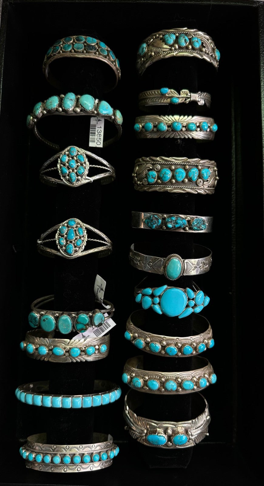Native American Navajo Zuni Squash Blossom Cuffs Necklaces Rings