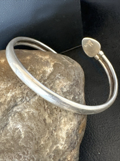 Mens Womens MulticolorNavajo Sterling Silver Cluster Cuff Bracelet 7" 19698