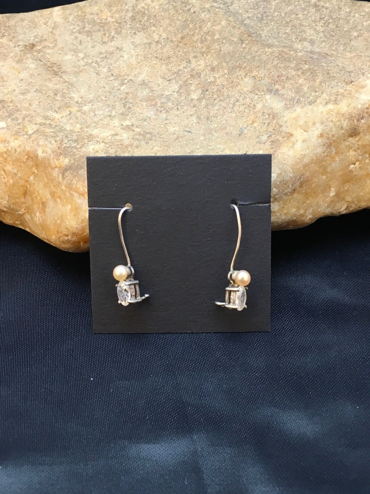 Pearl Sterling Silver Earrings 08610