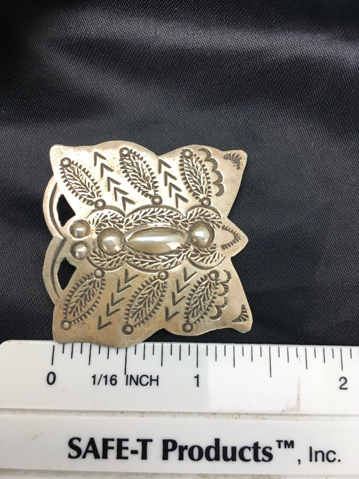 Dragonfly Sterling Silver Navajo Pin Pendant 02665