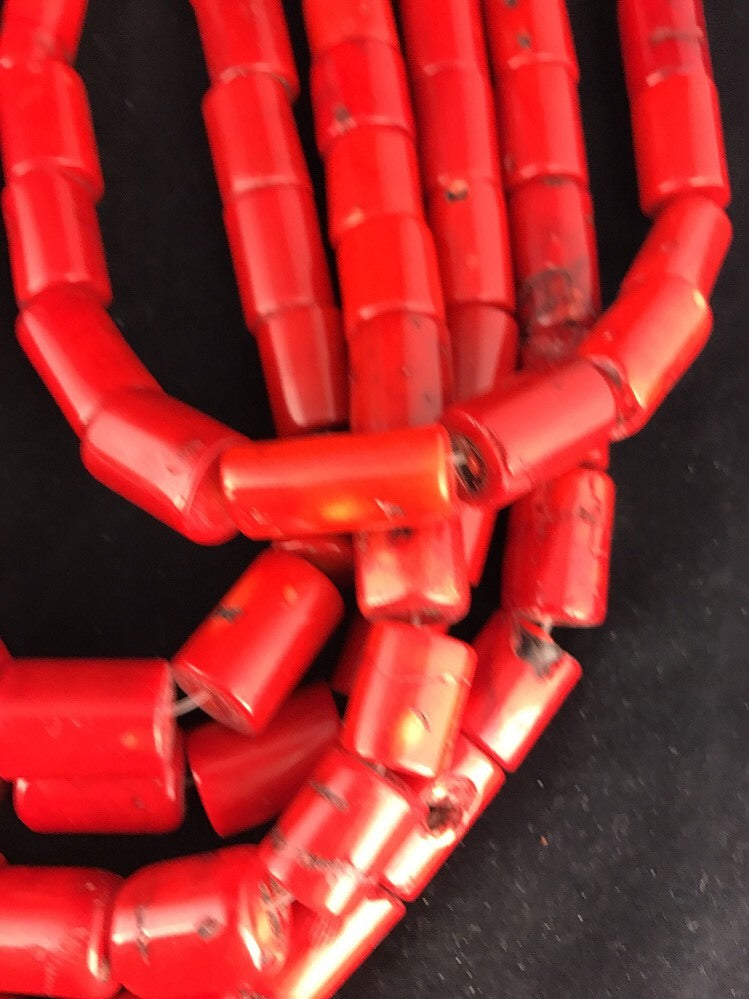 Handmade Strand Rare Coral Beads 16 Inch Barrel 10056
