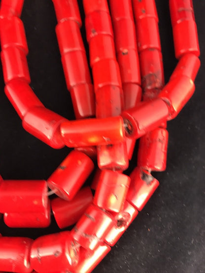Handmade Strand Rare Coral Beads 16 Inch Barrel 10056