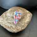 Blue Turquoise Spiny Oyster Navajo Ring Size 8 | Sterling Silver | Authentic Native American Handmade | 18220
