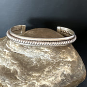 Cuff Bracelet Old Pawn Navajo | Sterling Silver | Authentic Native American Handmade | 15072