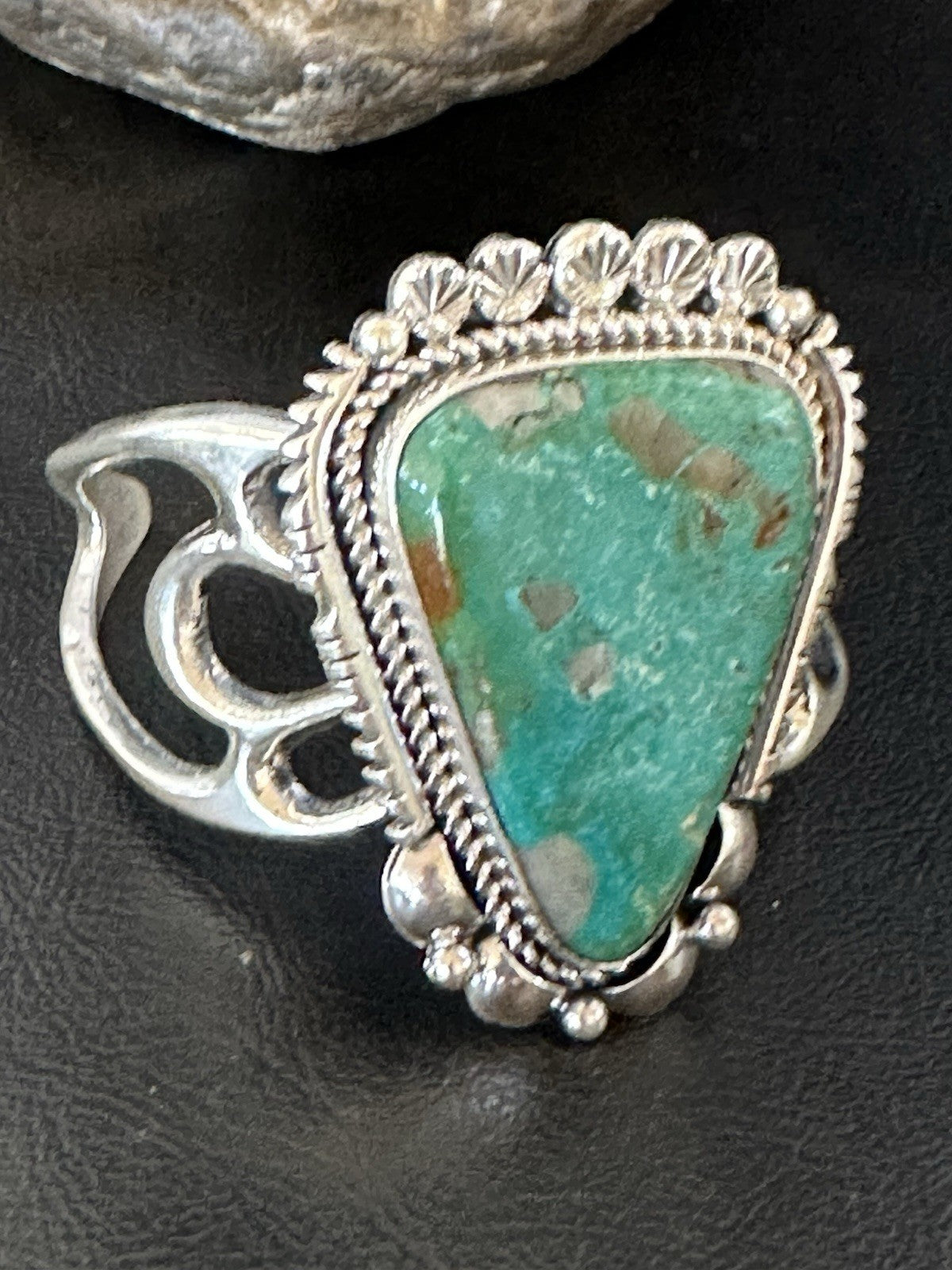 Mens Tufa Royston Turquoise Navajo Sterling Silver Cuff Bracelet 7.1" 19452