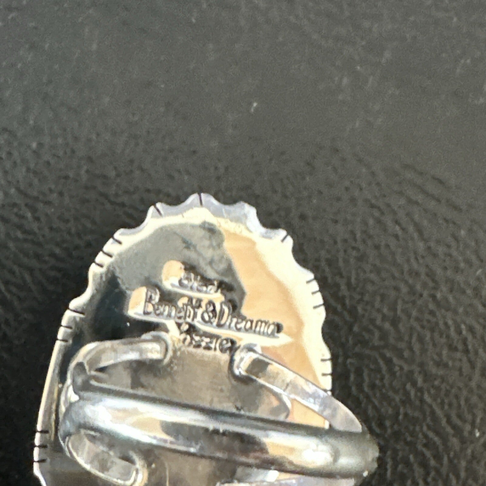 Mens Womens Wild Horse Turquoise Navajo Sterling Silver Ring Size 9 18012