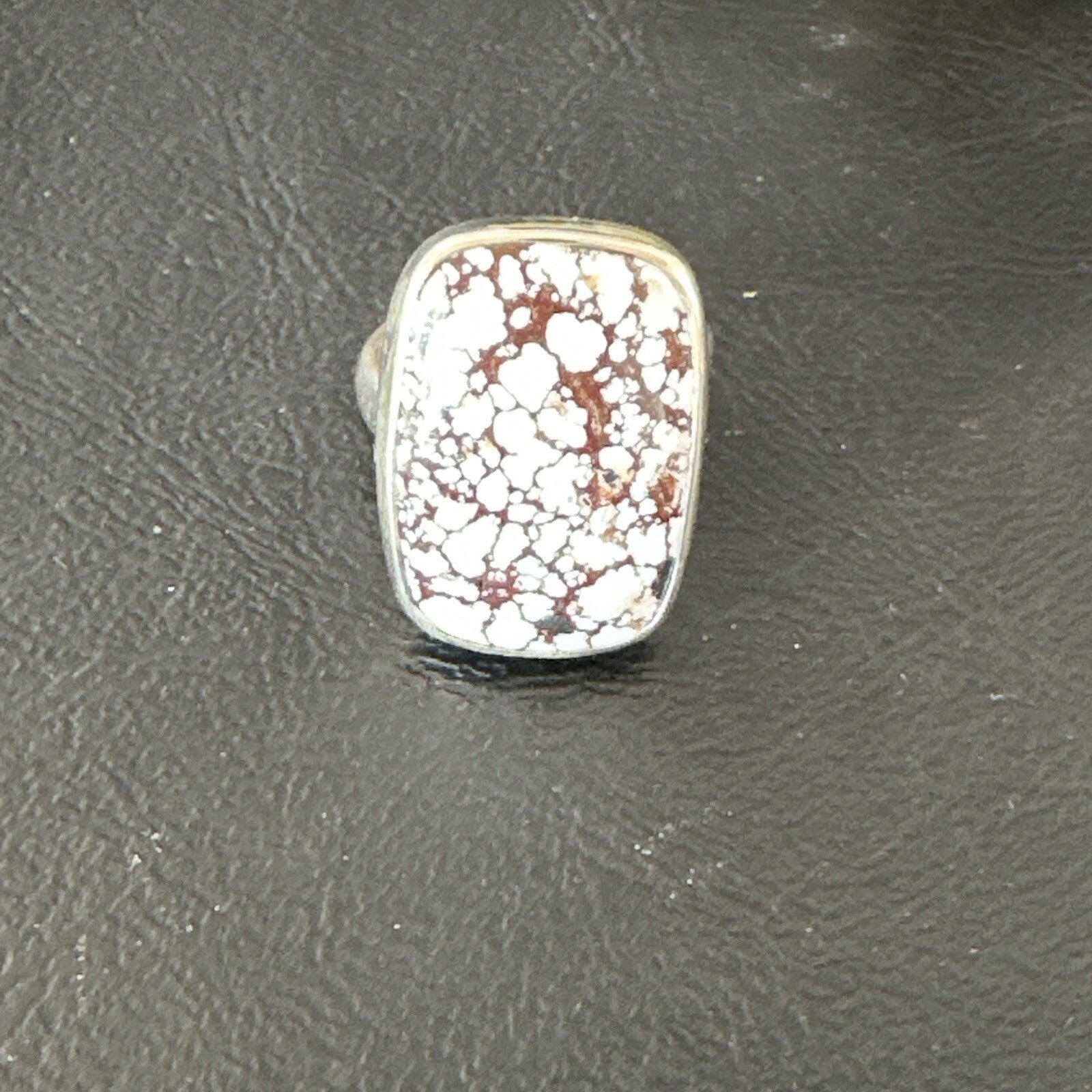 Mens Womens Wild Horse Turquoise Navajo Sterling Silver Ring Sz 7 17344