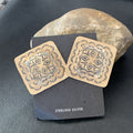 Earrings Women's Navajo 01668N | Sterling Silver | Authentic Native American Handmade