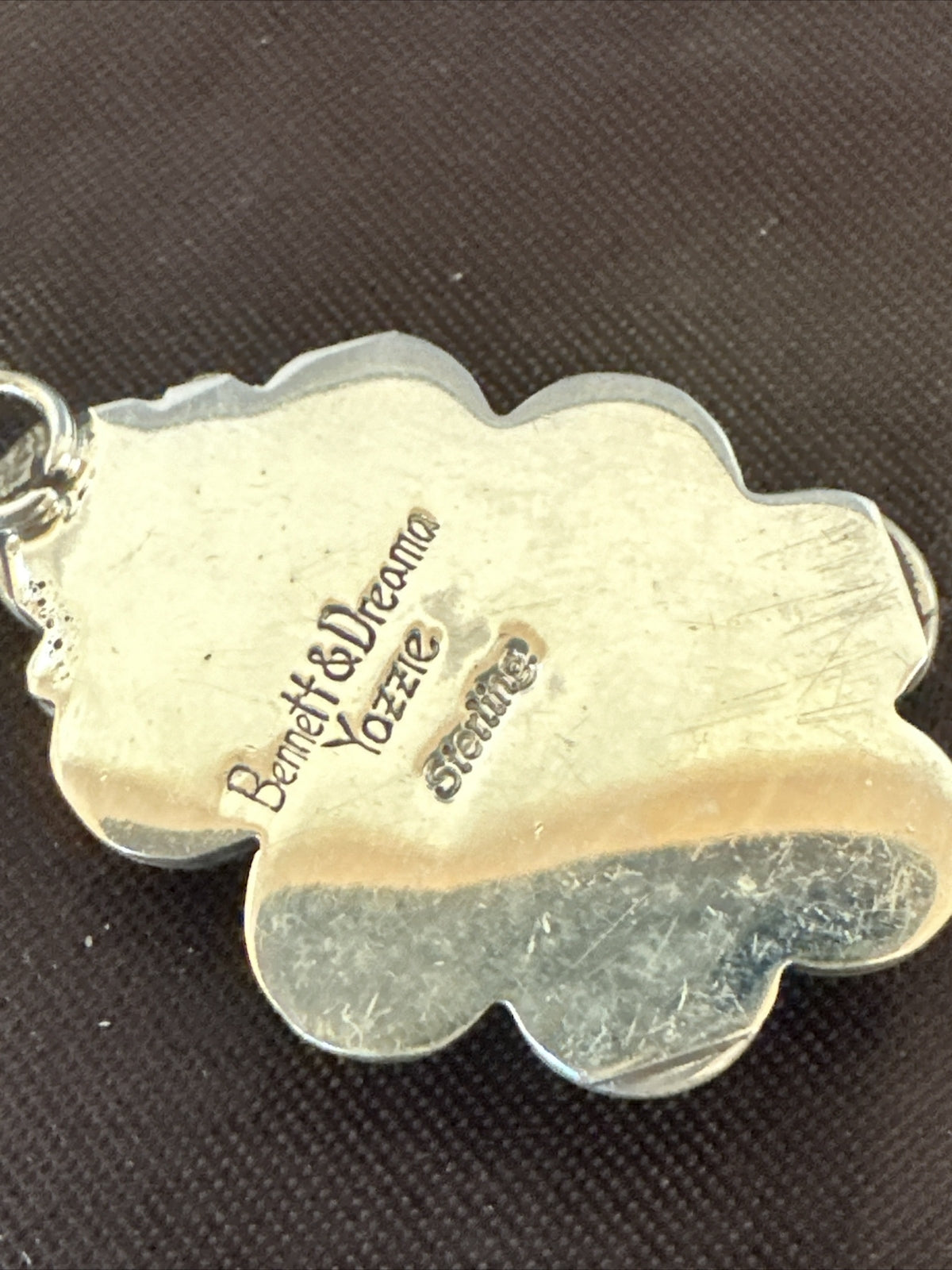 Wild Horse Turquoise Pendant Sterling Silver Beads Howlite Necklace 18030