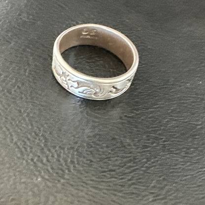 Kokopelli Wedding Band Navajo Sterling Silver Ring Size 9.5 17971