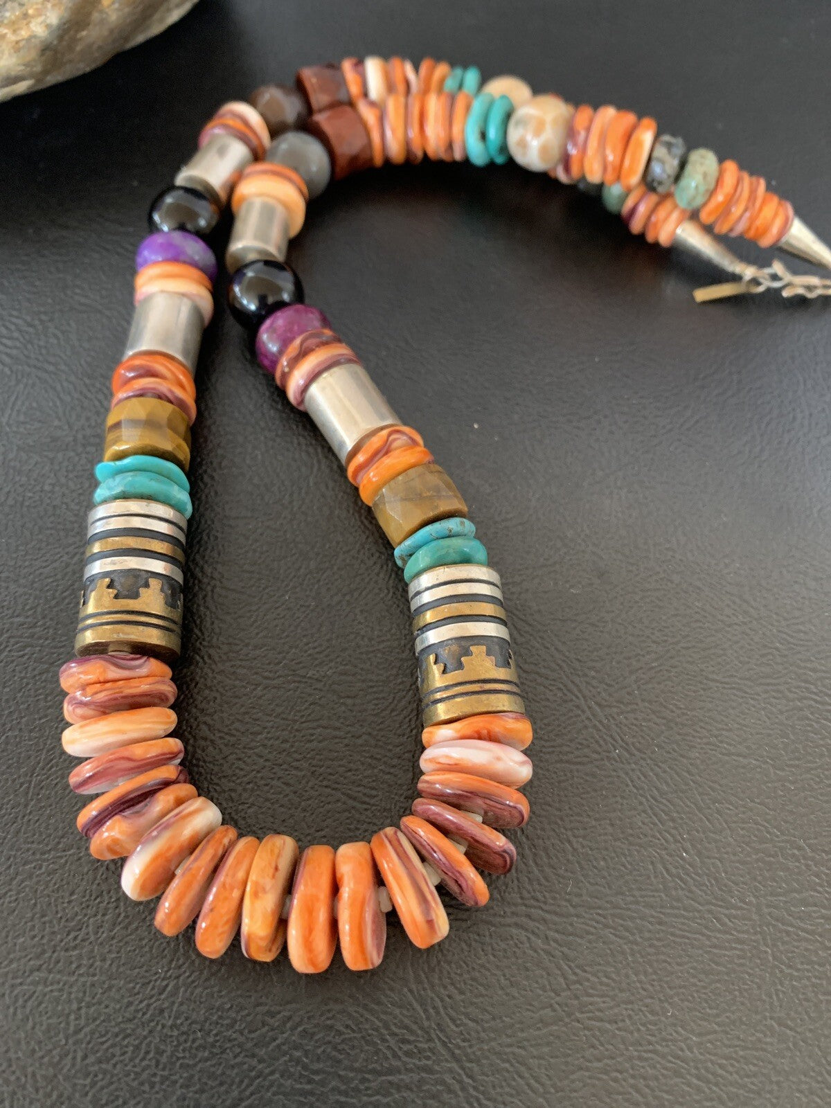 AUTHENTIC ORIGINAL TOMMY SINGER Necklace Spiny Gold Sterling Silver 10321