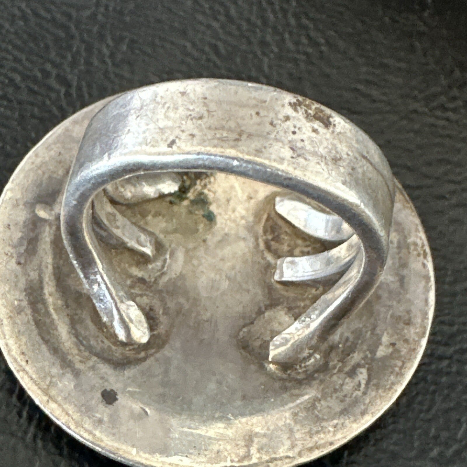 XL Womens Kokopelli Old Pawn Hopi Sterling Silver Ring Size 6.5 18115
