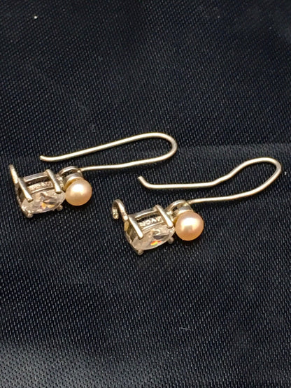 Pearl Sterling Silver Earrings 08610