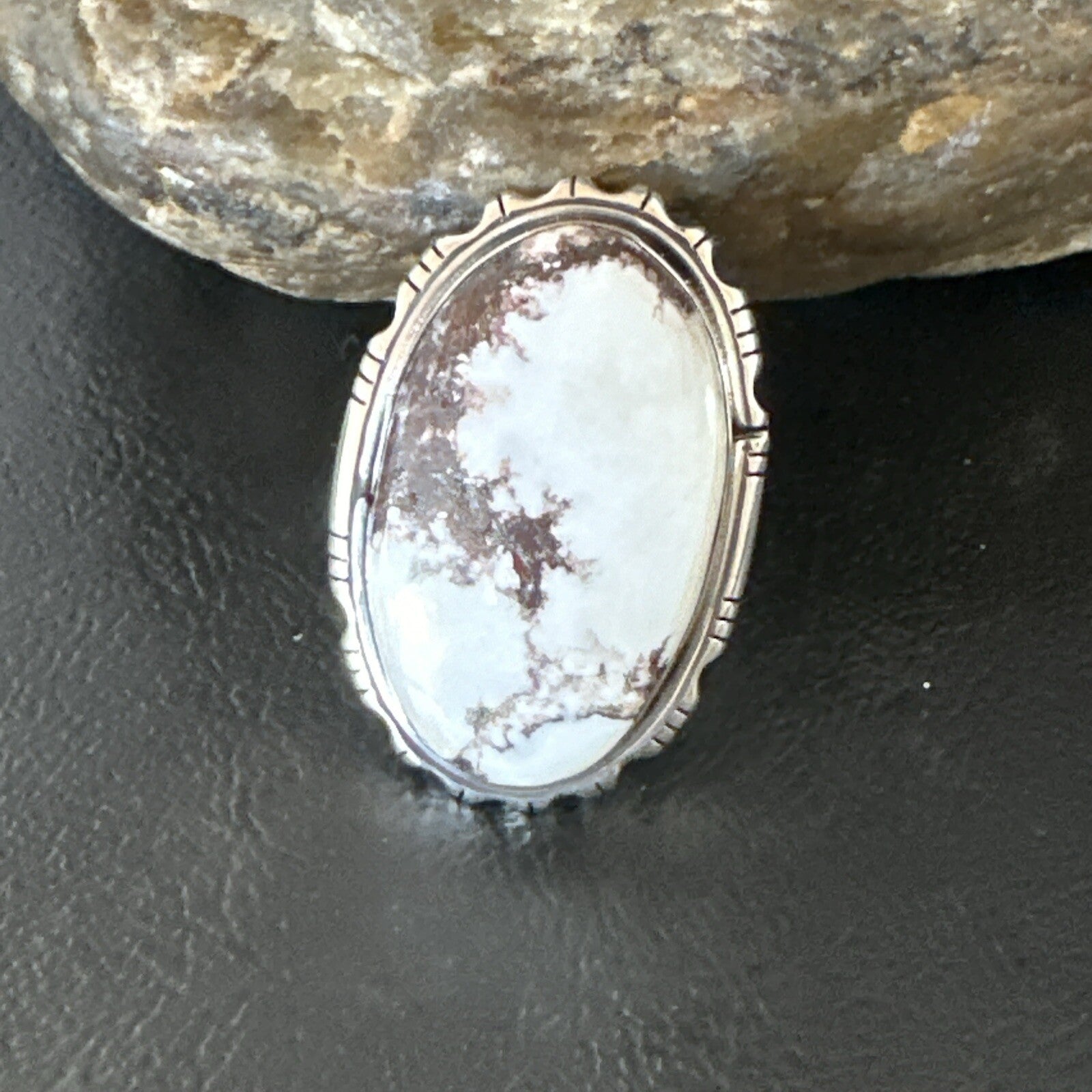 Mens Womens Wild Horse Turquoise Navajo Sterling Silver Ring Size 9 18012