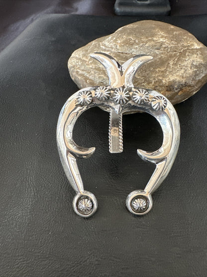 XL Mens Womens Naja Pendant Navajo Sterling Silver 17678