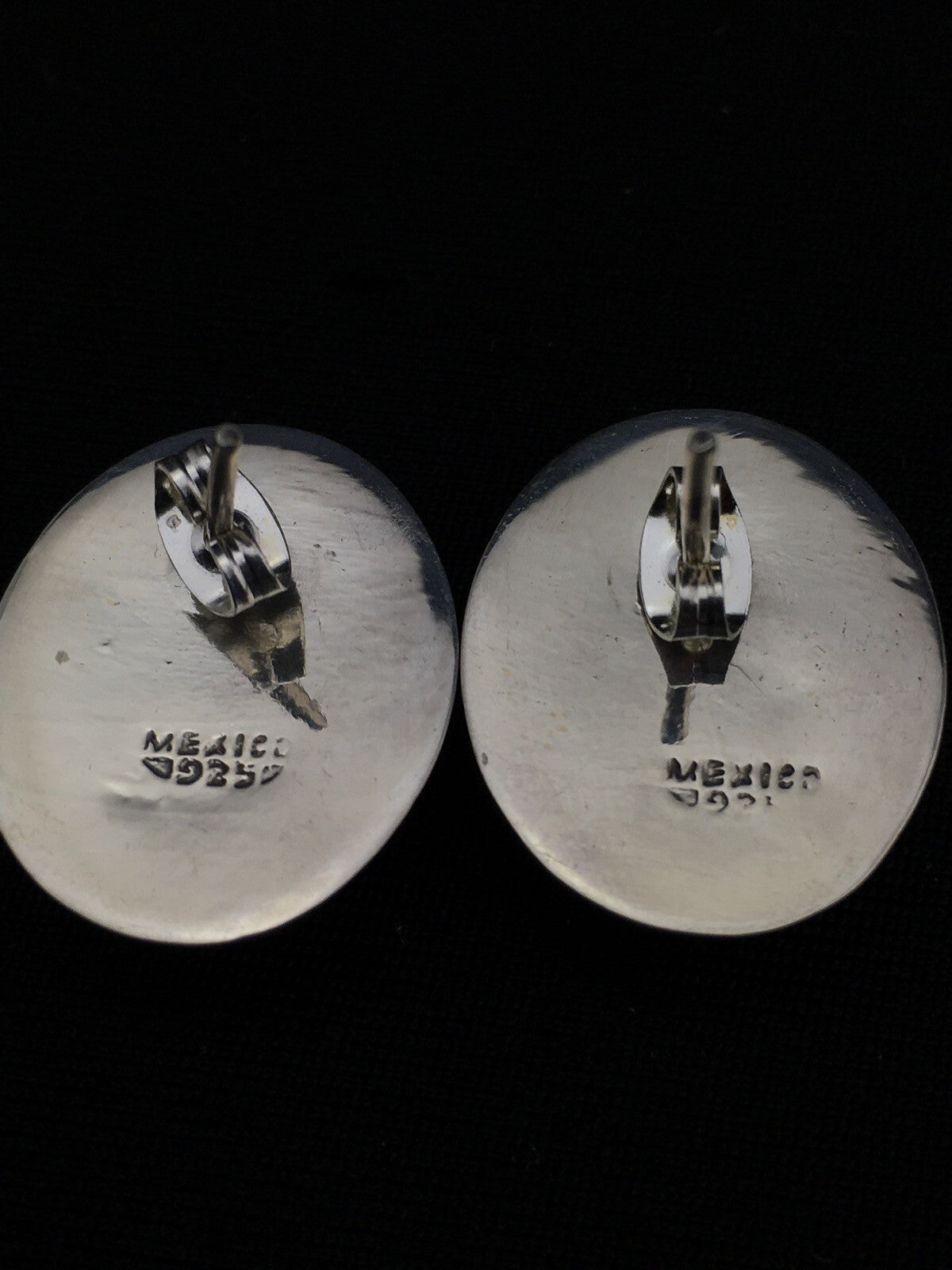 Blue Lapis Indian Navajo Sterling Silver Earrings 1999
