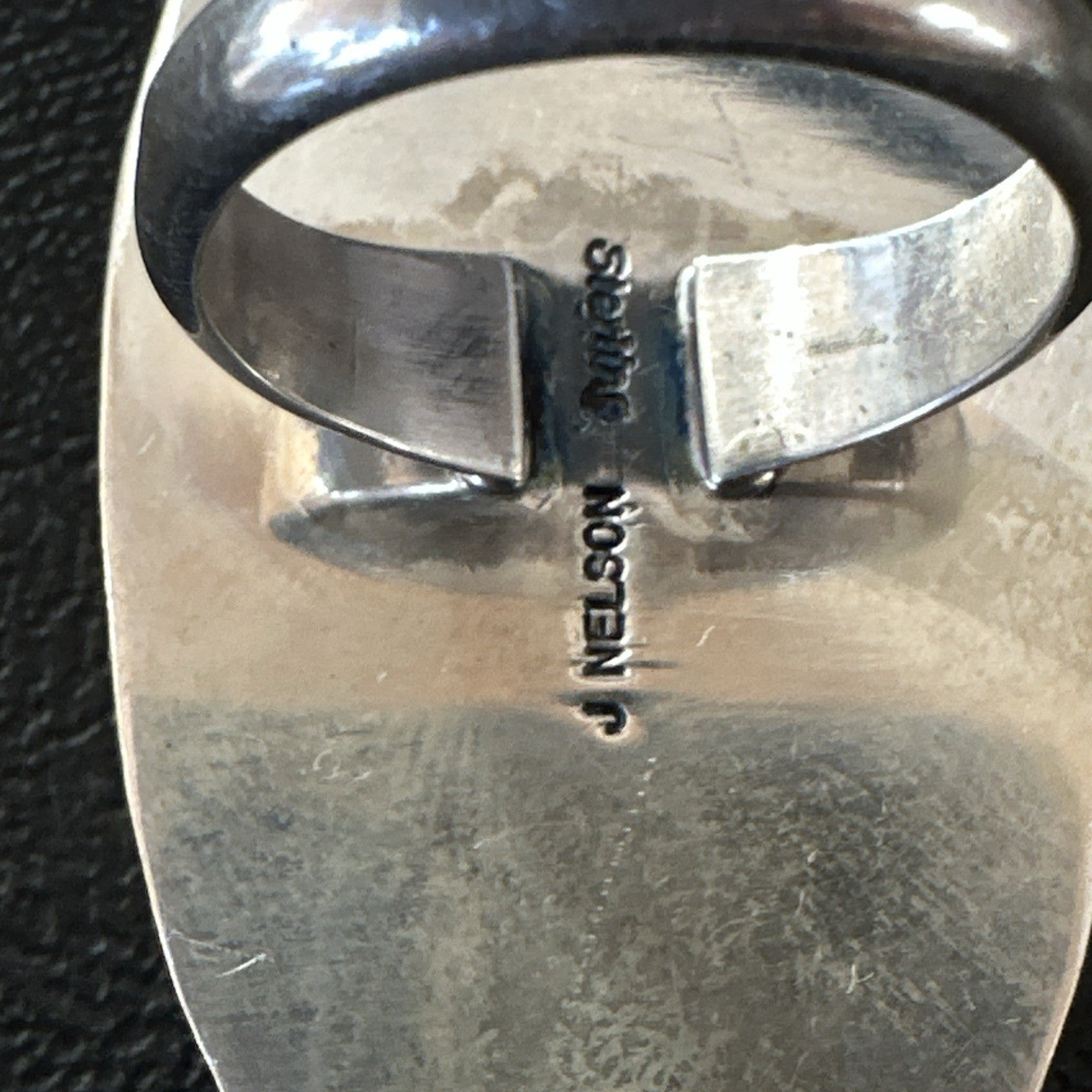 Native American Wild Horse Turquoise Navajo Sterling Silver Ring Size 9.5 19775