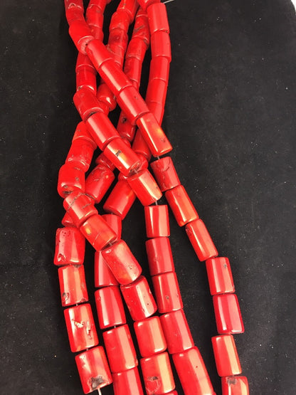 Handmade Strand Rare Coral Beads 16 Inch Barrel 10056