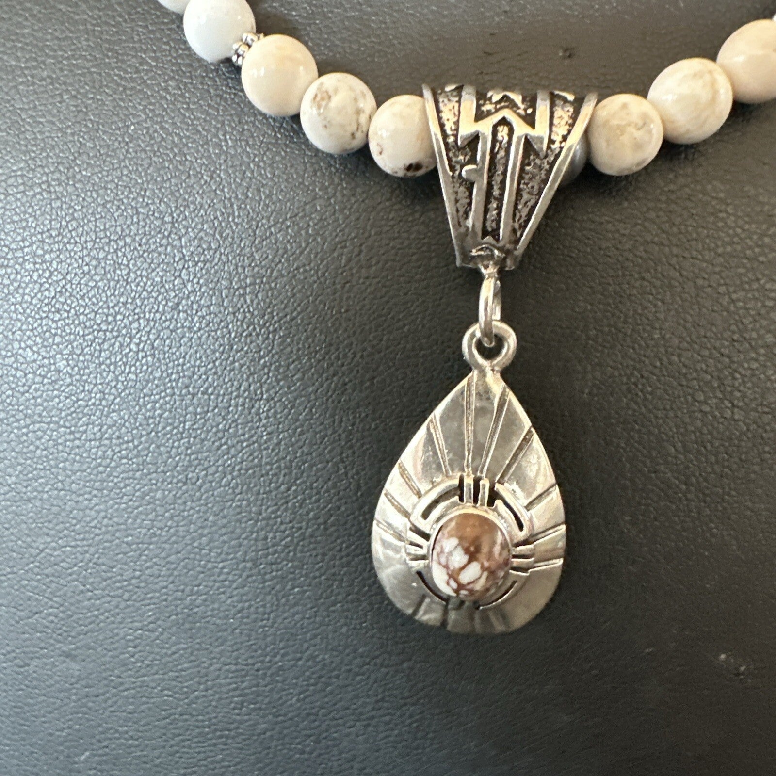 Mens Women Navajo Sterling Silver Wild Horse Necklace Pendant 23" 18272