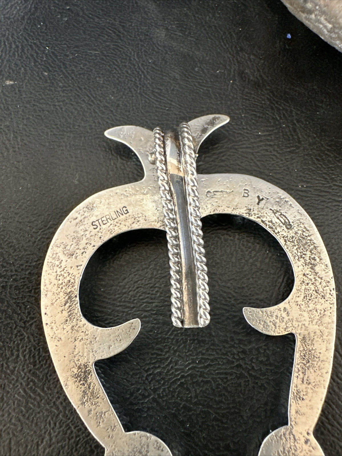 XL Mens Womens Naja Pendant Navajo Sterling Silver 17678