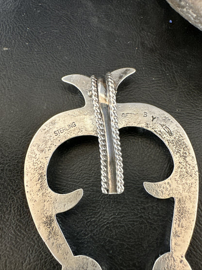XL Mens Womens Naja Pendant Navajo Sterling Silver 17678