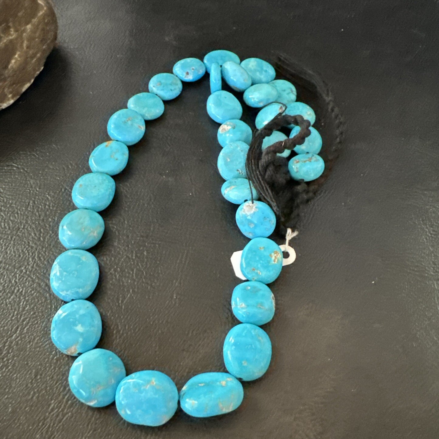 Collectors Authentic Blue Sleeping Beauty Turquoise Beads 18” 18589