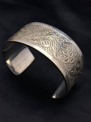 Navajo Stamped Children's Cuff Bracelet | Sterling Silver | Authentic Native American Handmade | 04051