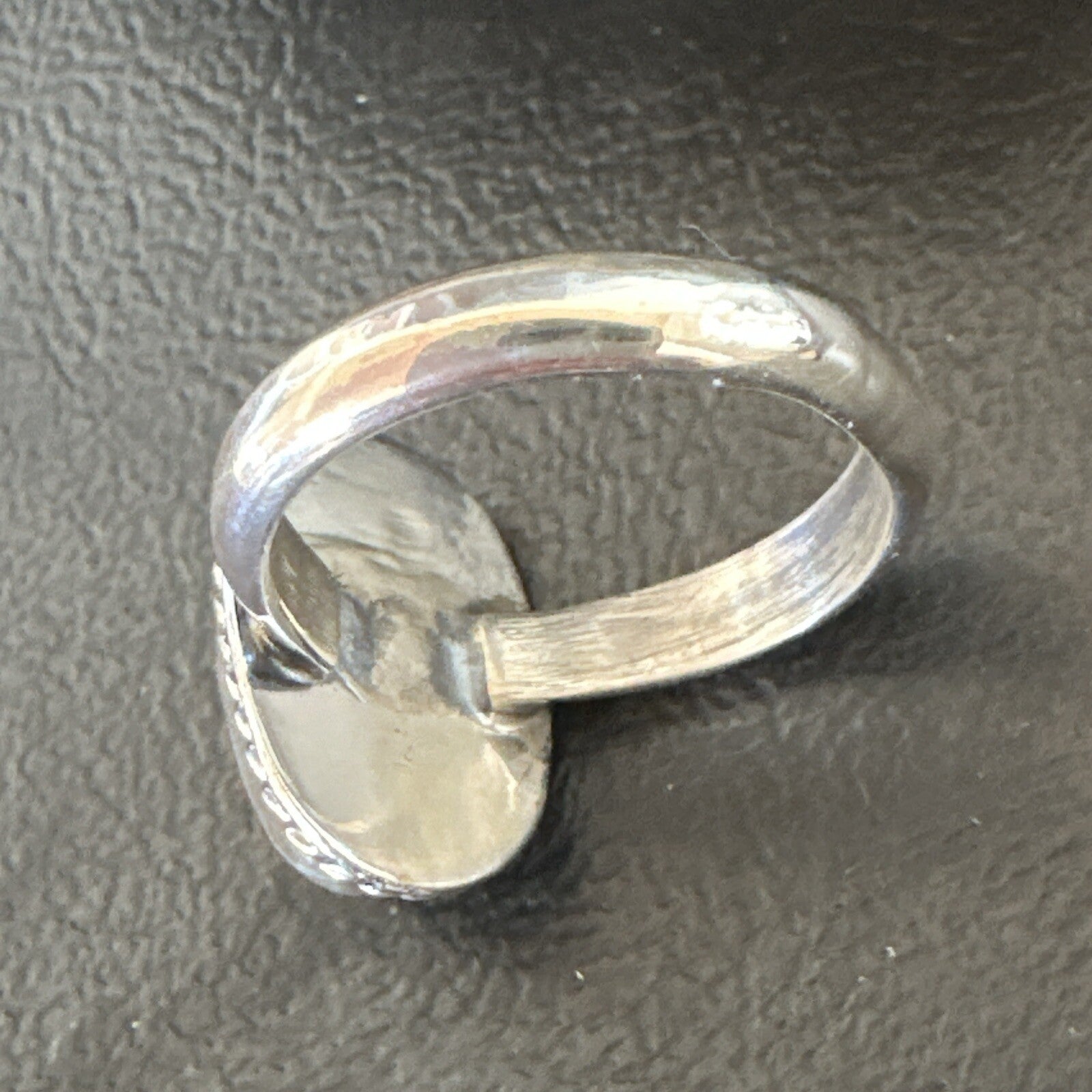Womens Blue Sonoran Turquoise Navajo Sterling Silver Ring Size 10 18004