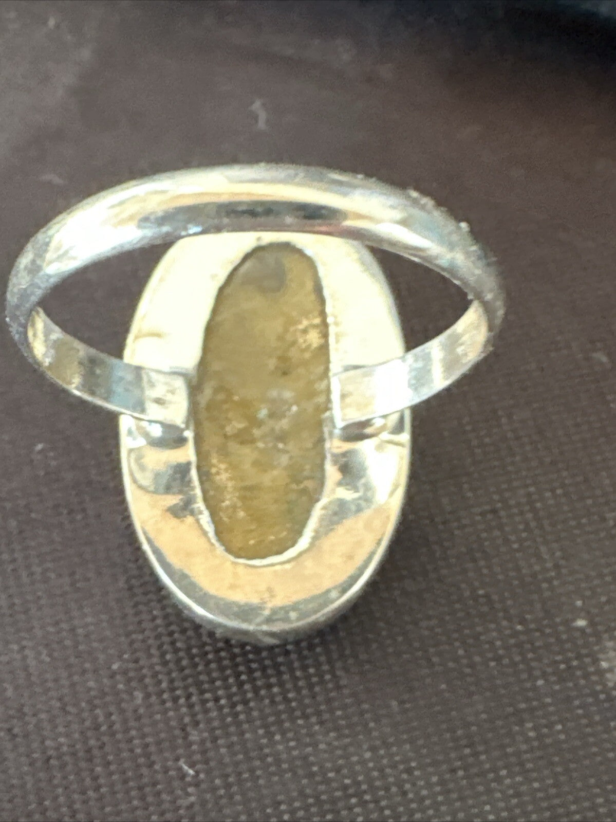 Blue Turquoise Spiny Oyster Southwestern Sterling Silver Ring Size 8 18430