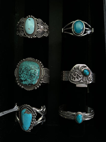 Native American Navajo Zuni Squash Blossom Cuffs Necklaces Rings