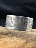 Navajo Stamped Children's Cuff Bracelet | Sterling Silver | Authentic Native American Handmade | 04052