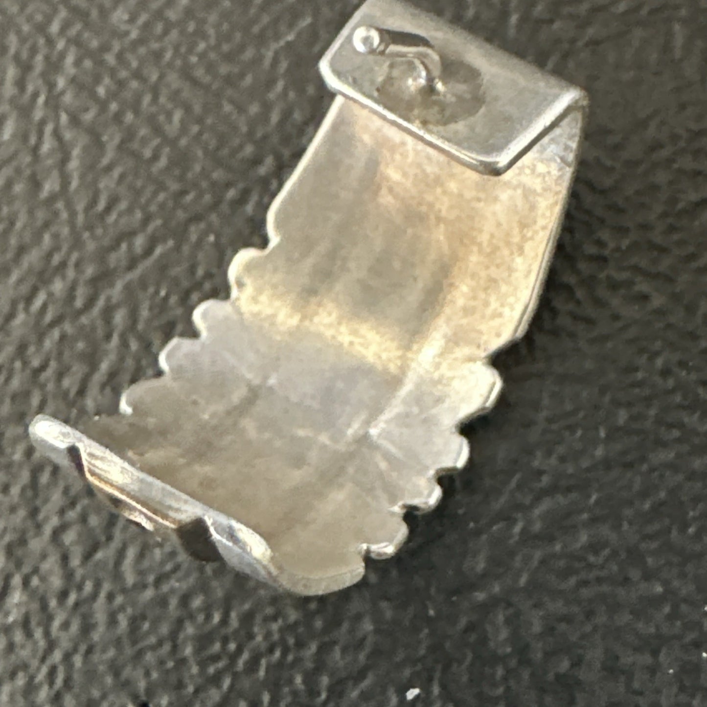 Old Pawn Navajo Stamped GF Sterling Silver Native American Earrings 19091